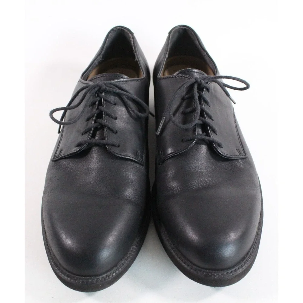Rockport Engineered By Rockport Black Leather Oxford Shoes Size 11.5M‎ M2508